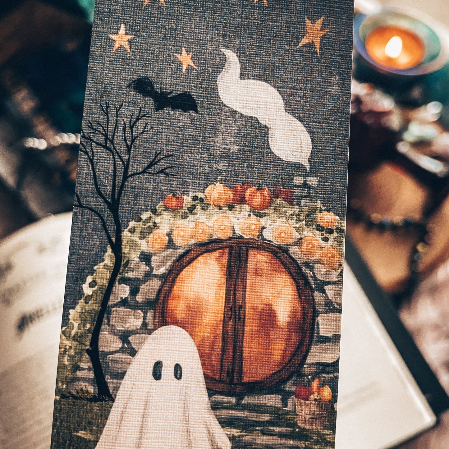 Spooky Ghost Hobbit Hole Bookmark