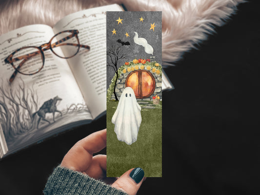 Spooky Ghost Hobbit Hole Bookmark