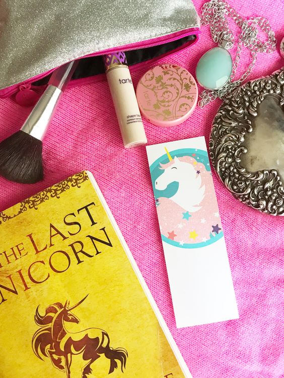 Pretty Pastel Unicorn Bookmark
