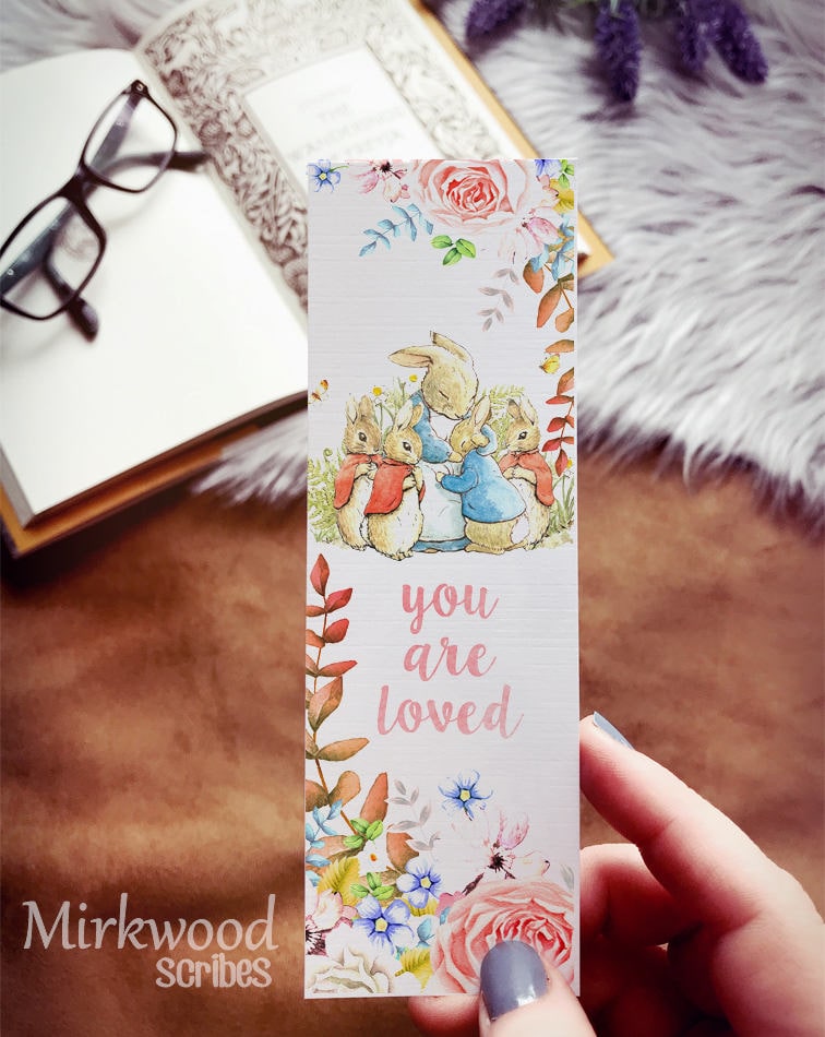 You Are Loved, Peter Rabbit Bookmark