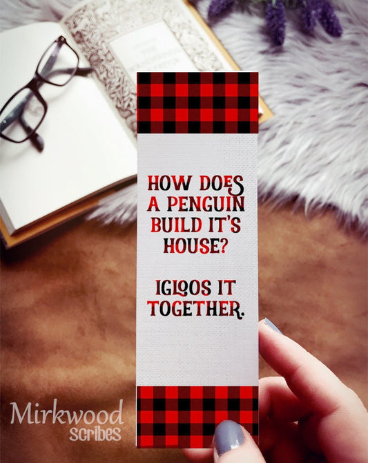 Dad Joke Igloo Pun Bookmark