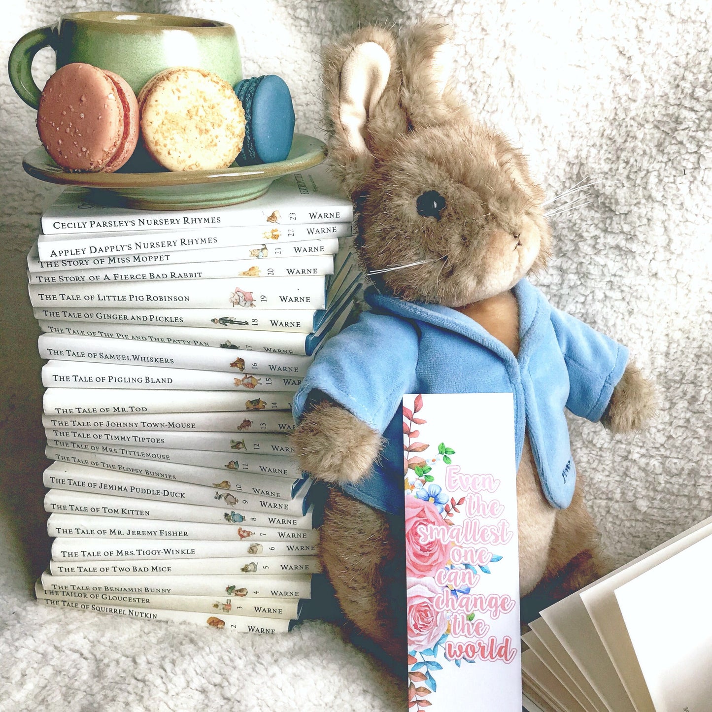 Even the Smallest One Can Change The World, Peter Rabbit Quote Bookmark