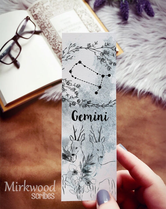 Gemini Zodiac Bookmark