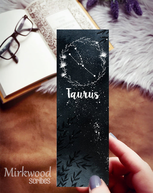 Taurus Zodiac Bookmark