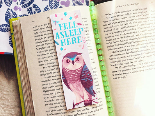 Sleepy Owl Bookmark