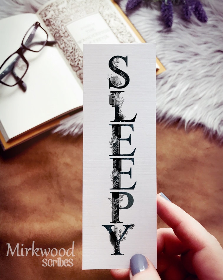 Sleepy Lunar Bookmark