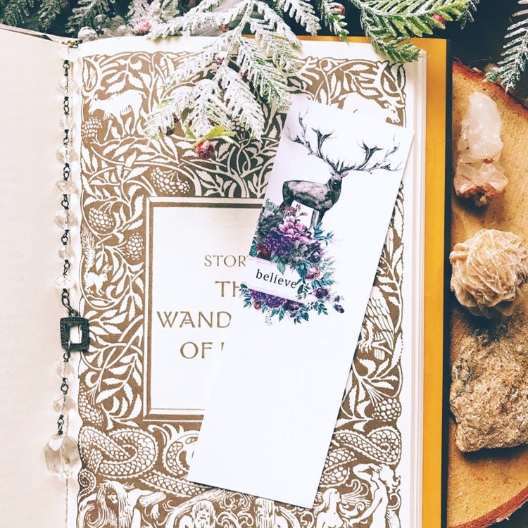 Magical Forest Deer and Fox Bookmark Bundle