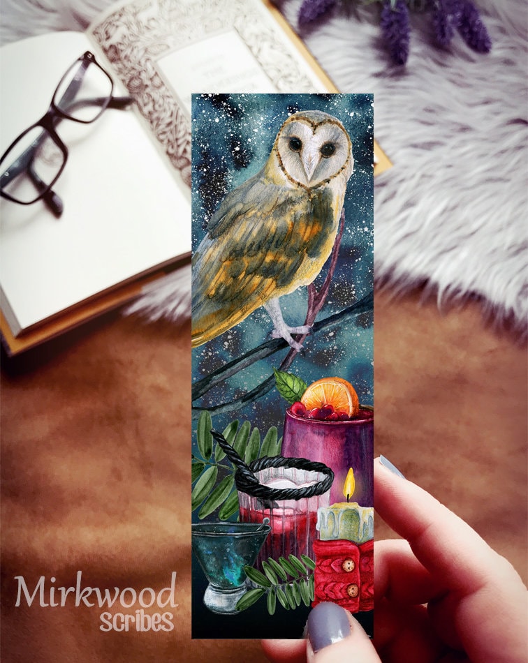 Halloween Owl Bookmark