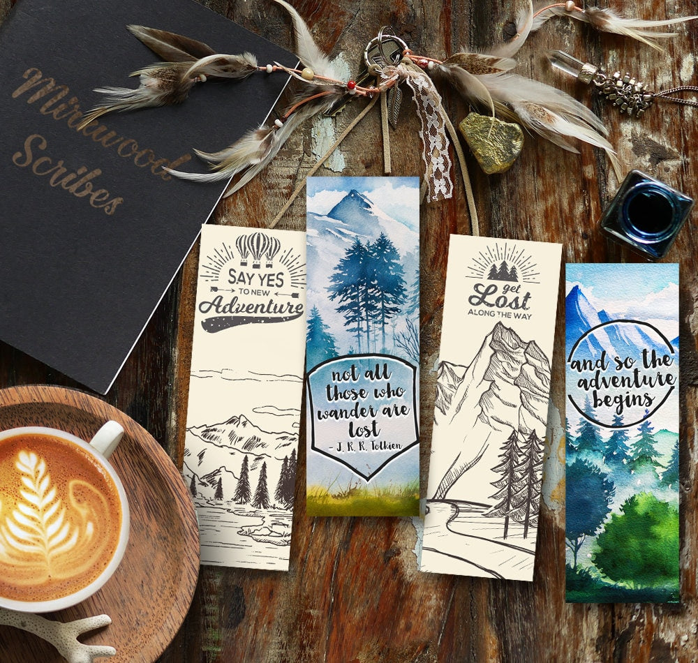 Wanderlust Say Yes to Adventure Bookmark