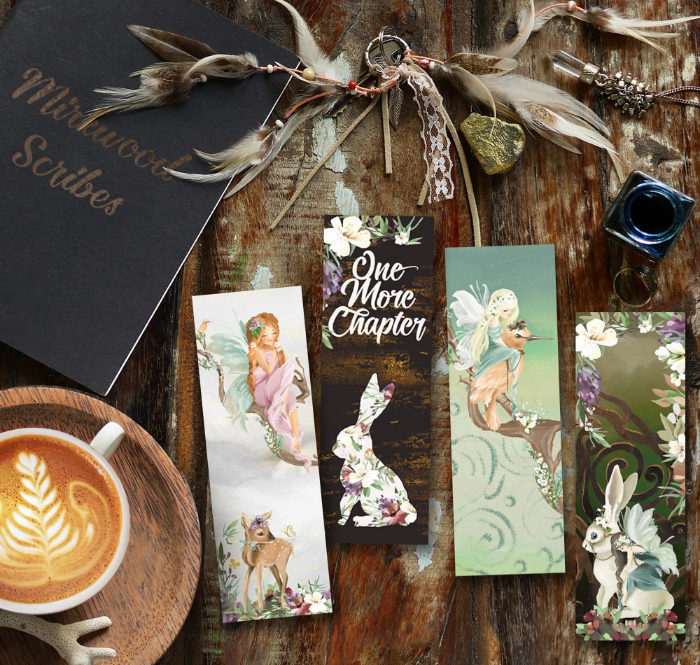 Magical Enchanted Bunny Fae Bookmark