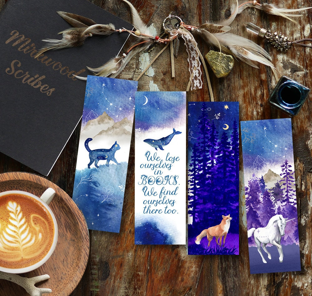 Galaxy Unicorn Bookmark