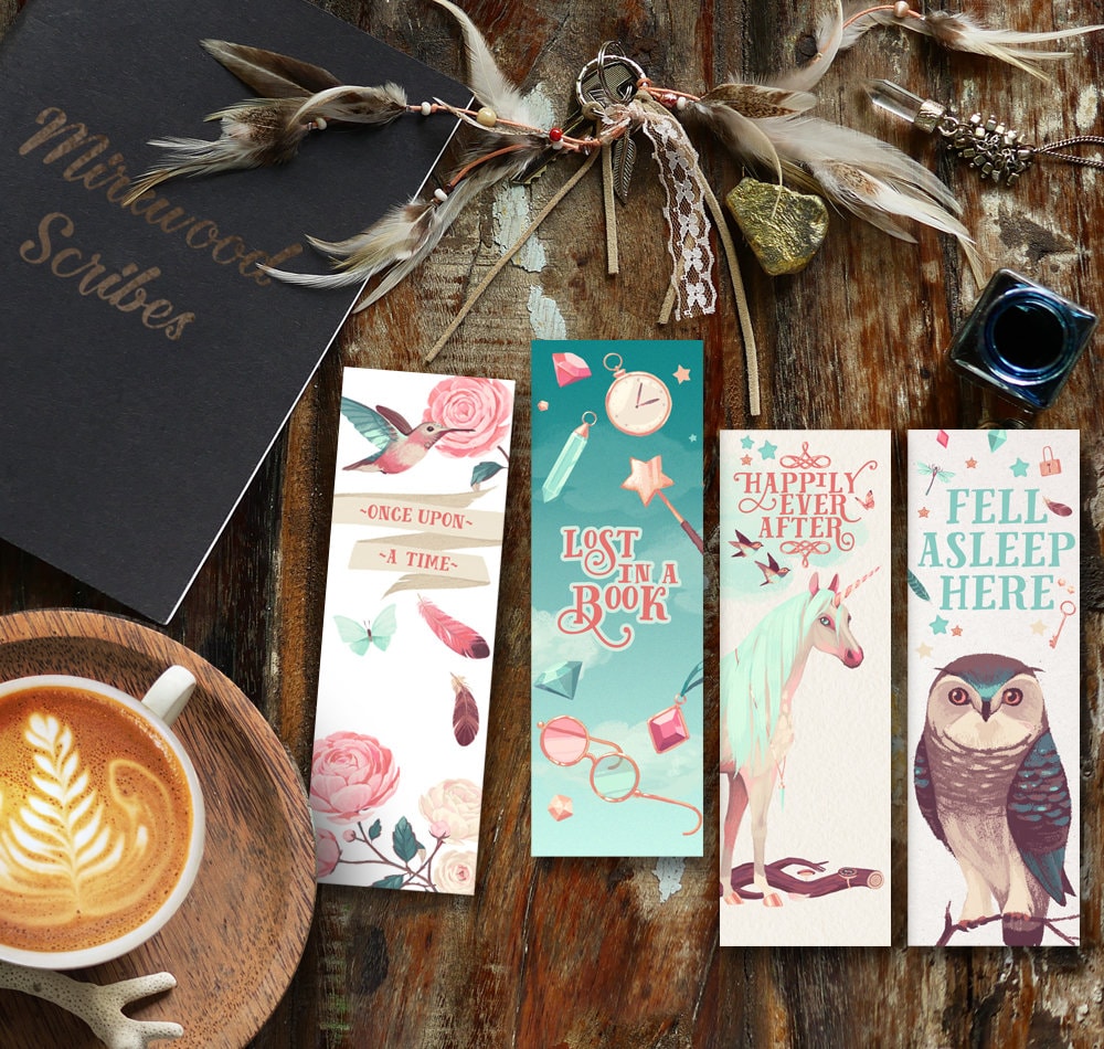 Storybook Hummingbird Bookmark