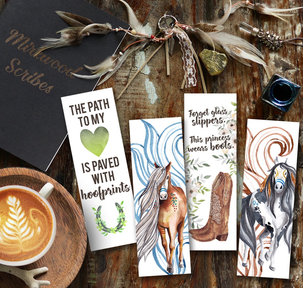 The Path to my Heart is Paved with Hoof Prints Bookmark