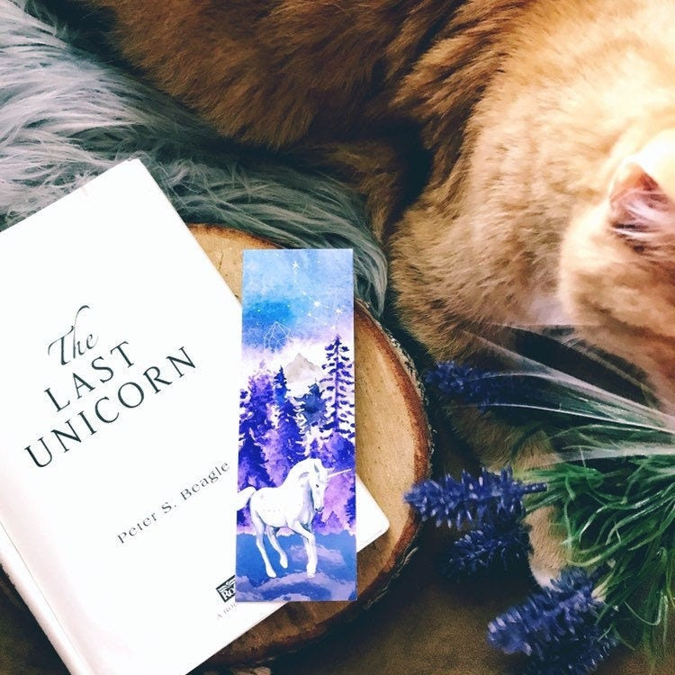 Galaxy Unicorn Bookmark