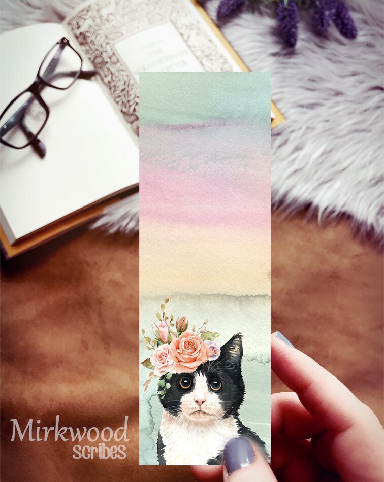 Tuxedo Cat Lover Bookmark