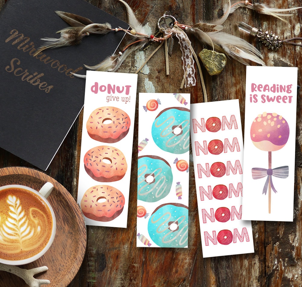 Donut Give Up! Bookmark