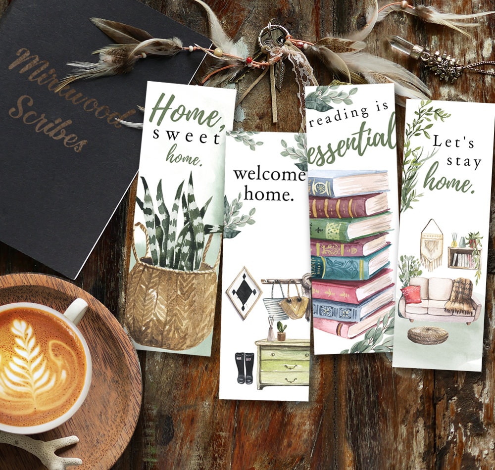 Printable Home Sweet Home Bookmarks Set