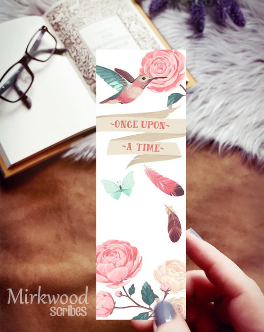 Storybook Hummingbird Bookmark