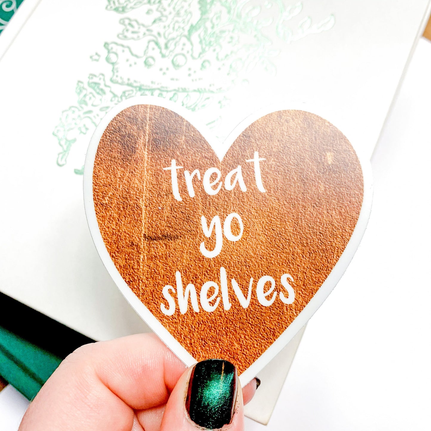 Treat yo Shelves Vinyl Heart Sticker