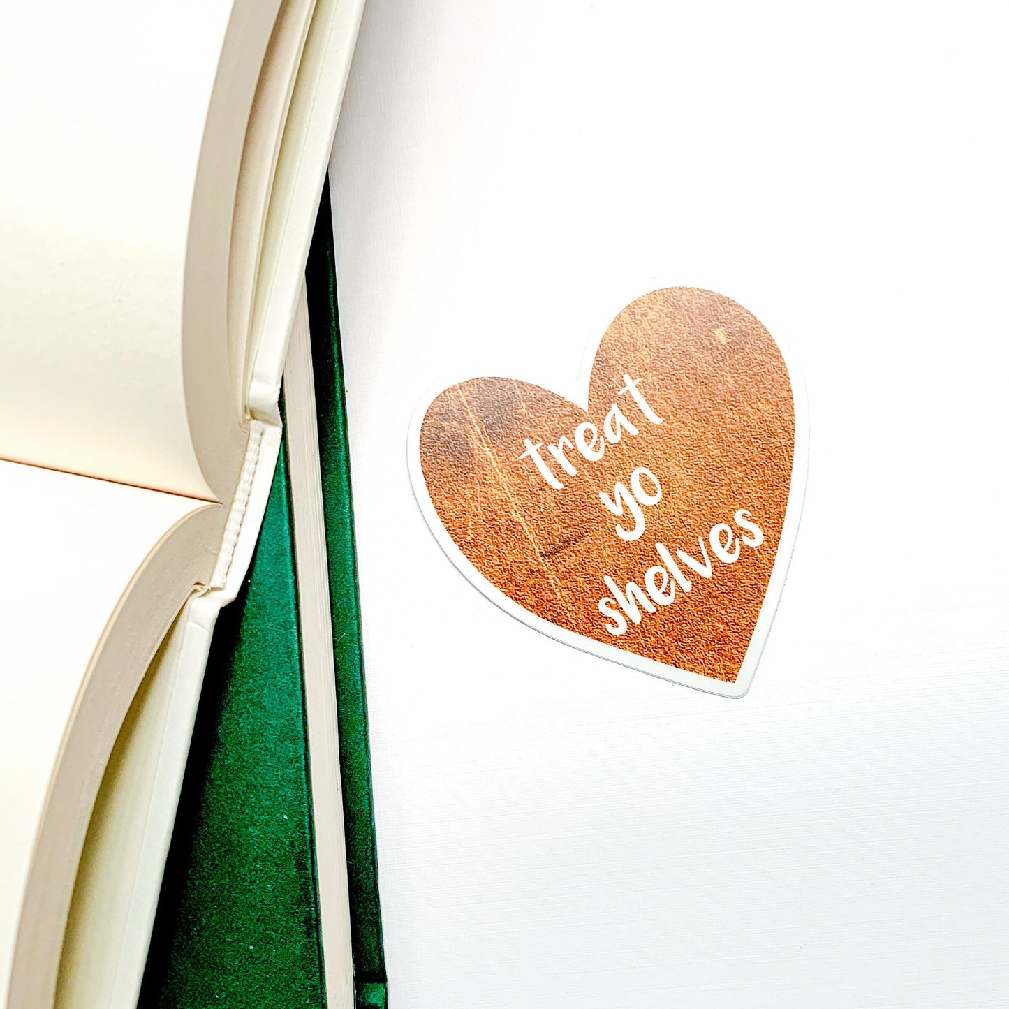 Treat yo Shelves Vinyl Heart Sticker