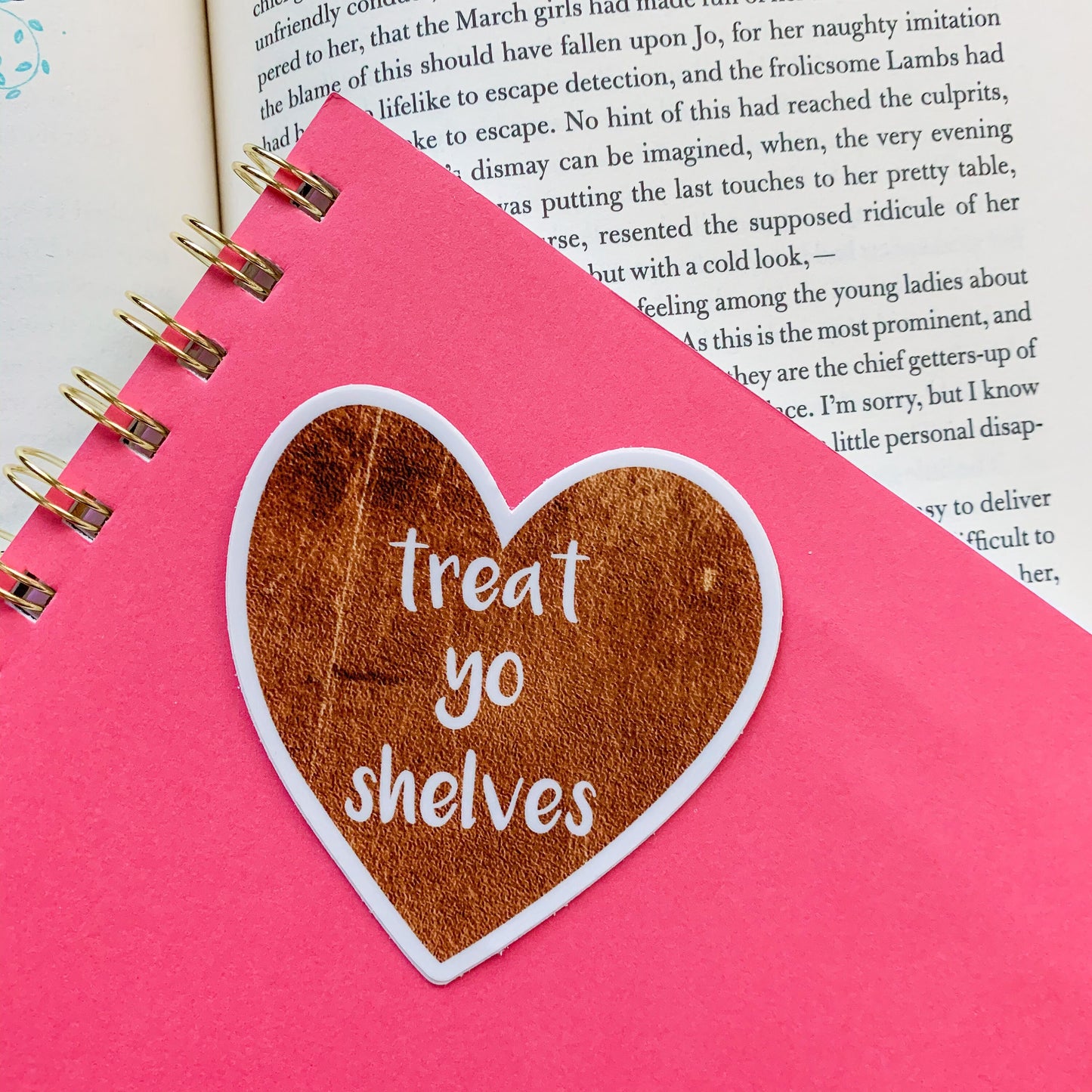 Treat yo Shelves Vinyl Heart Sticker