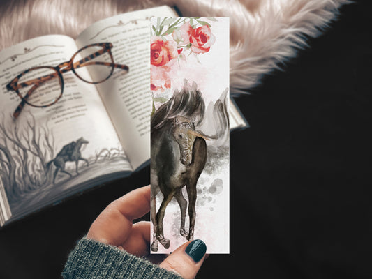 Dark Unicorn Bookmark