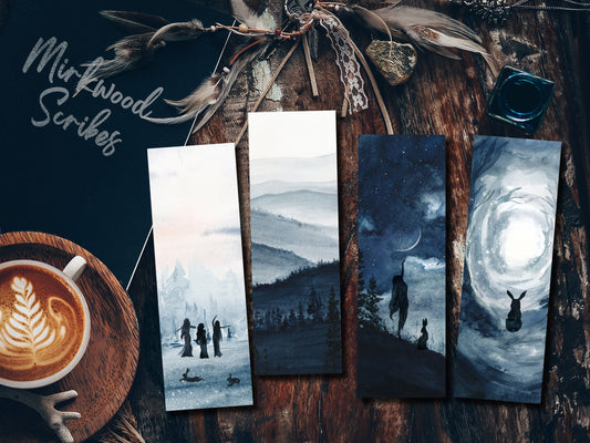 Printable Magical Meadow Bookmarks Set