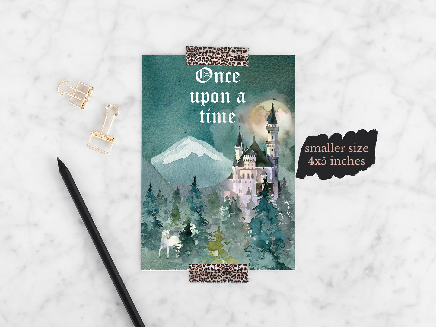 Once Upon A Time Castle Art Print