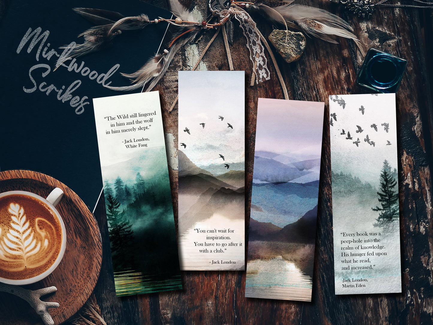 Jack London White Fang Quote Bookmark