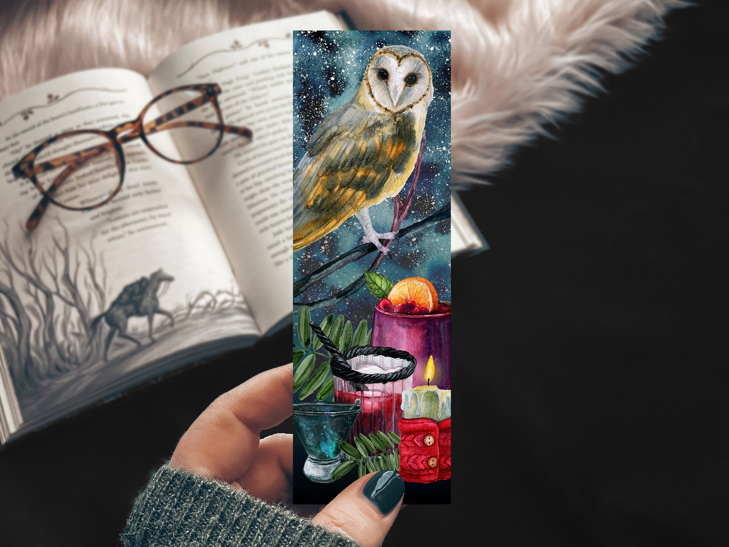Halloween Owl Bookmark