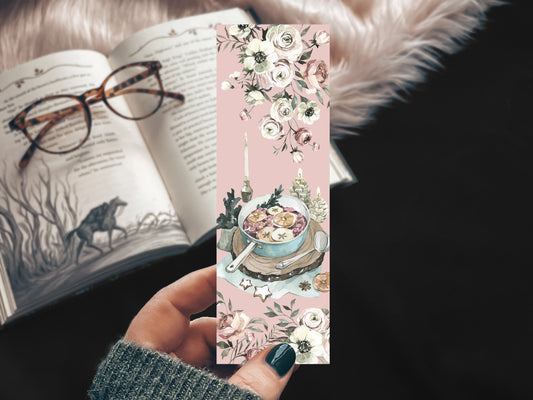 Spiced Cider Holiday Watercolor Bookmark